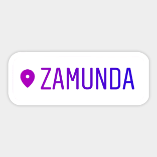 Zamunda Location Tag Sticker